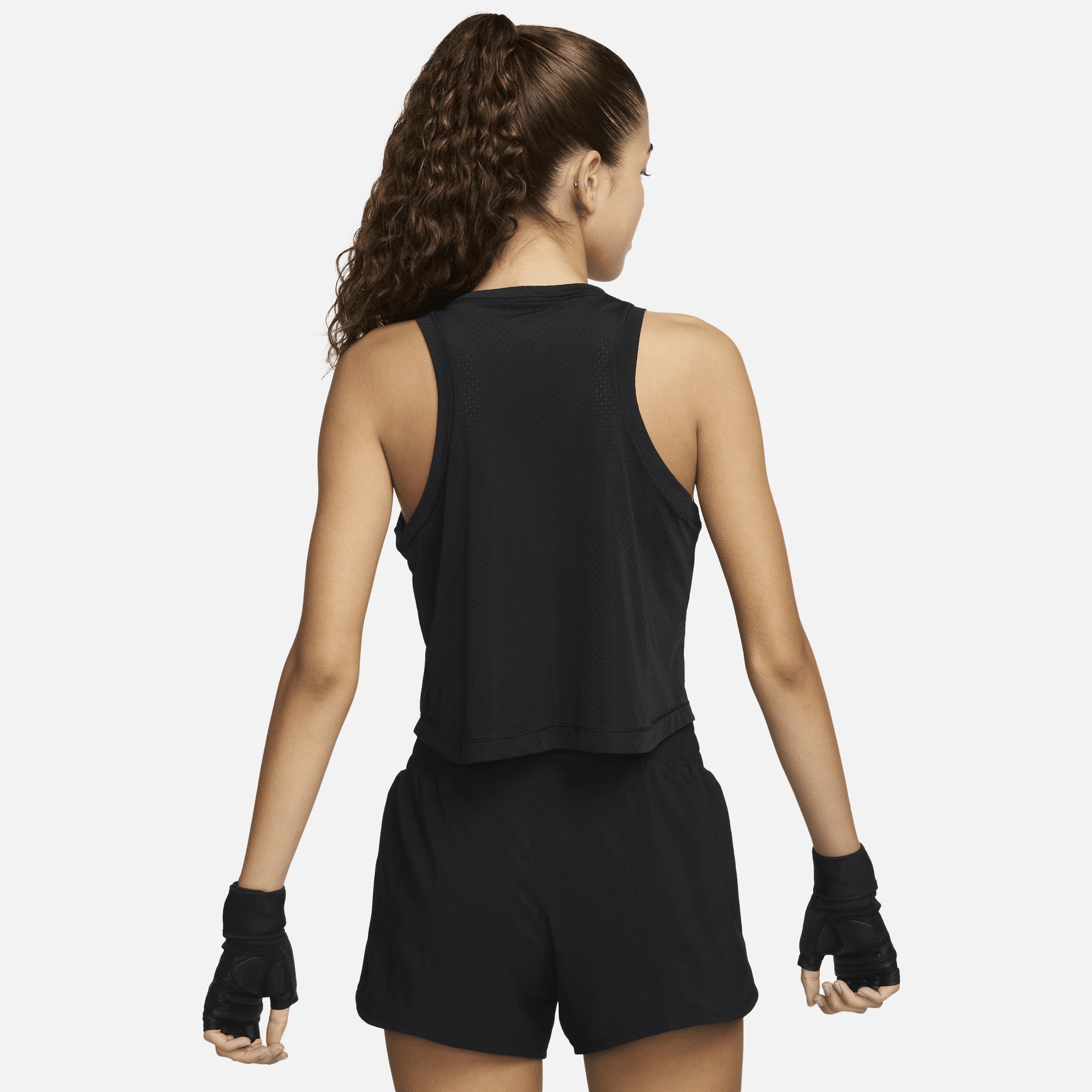 Women's Nike One Classic Breathable Dri-FIT Tank Top, Size: XXL, Black Product Image
