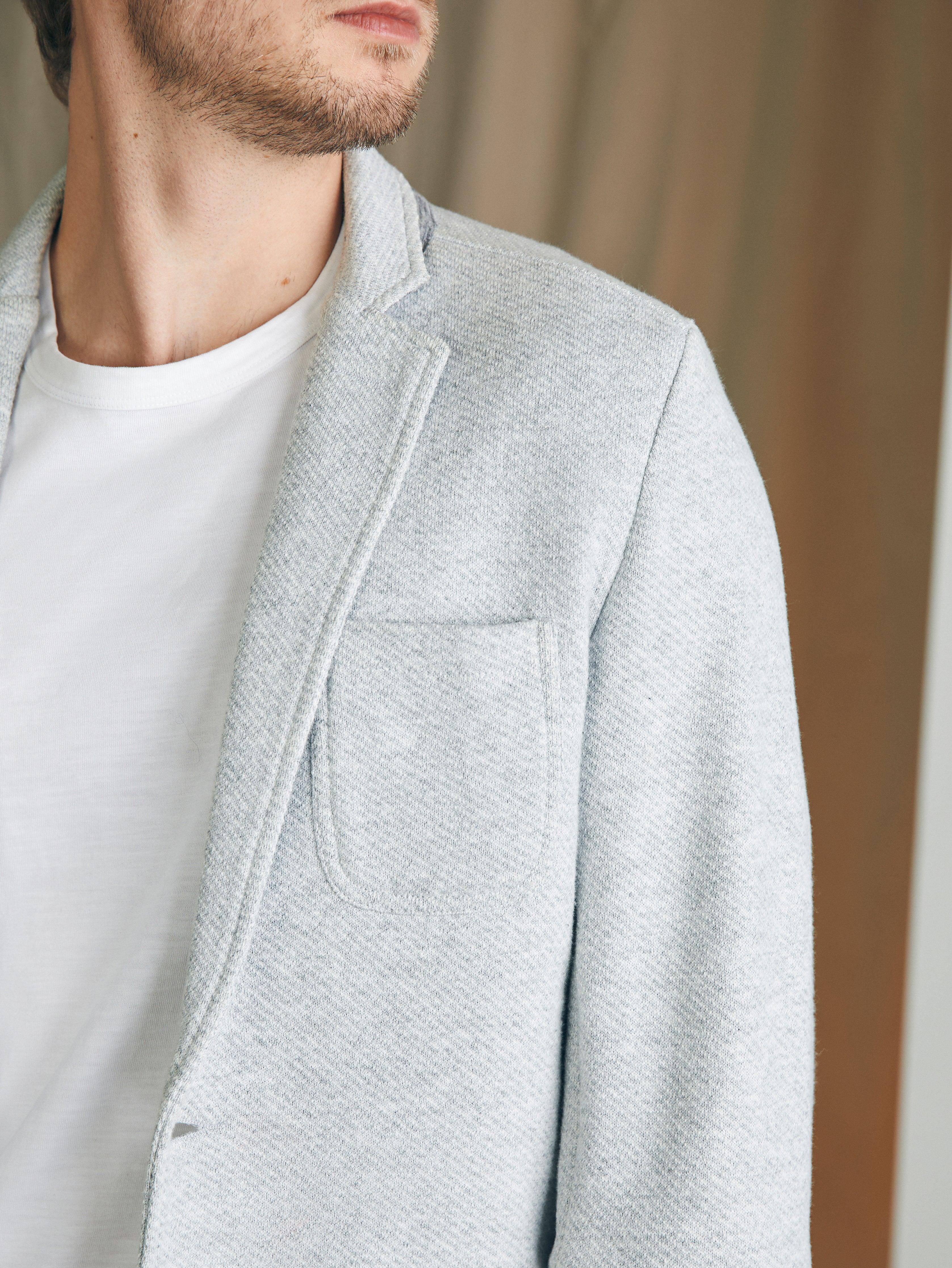 Inlet Knit Blazer (Tall) - Heather Grey Male Product Image