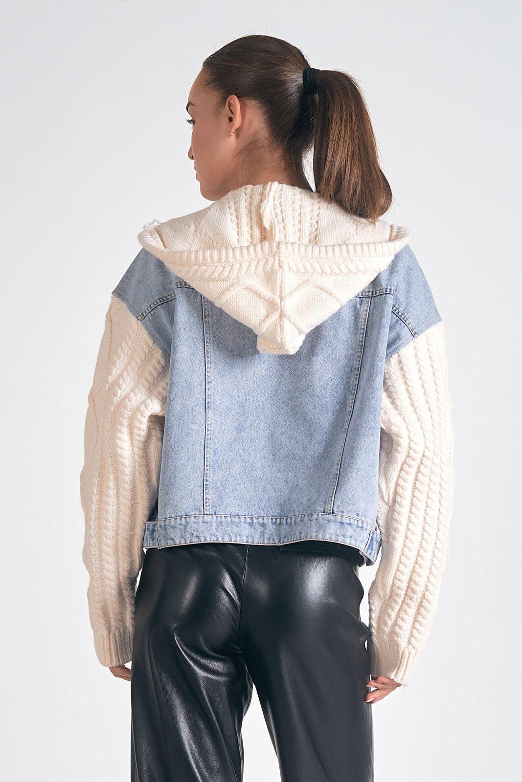 Sweater Sleeve Hoodie Product Image
