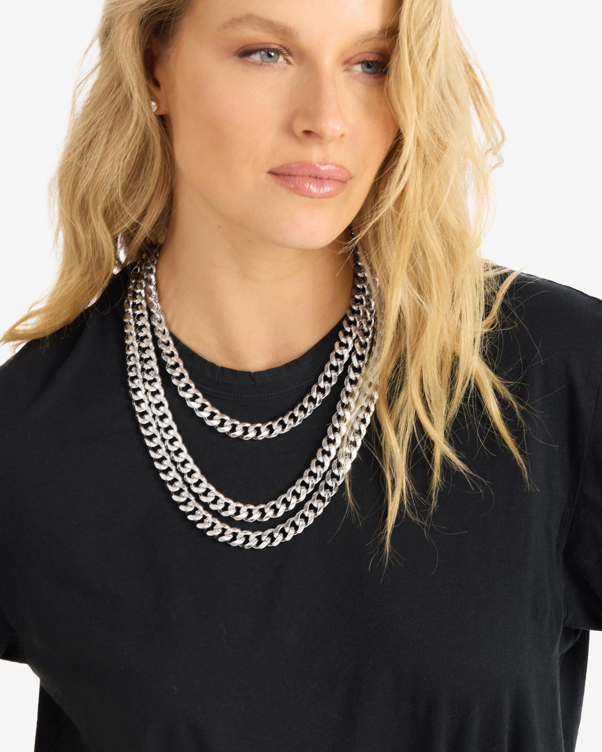 Julian Cuban Chain Necklace 10.8mm - Gold Product Image