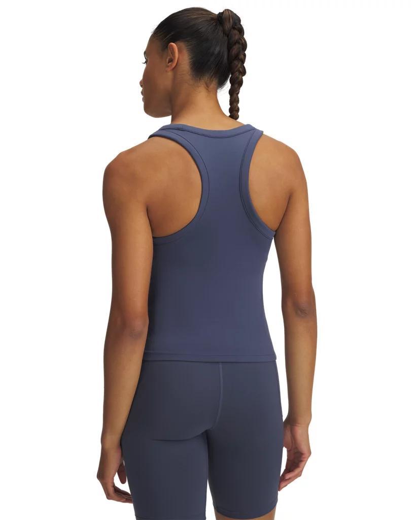 Women's Under Armour Motion High Neck Built-In Bra Tank Top, Size: Small, Black Product Image