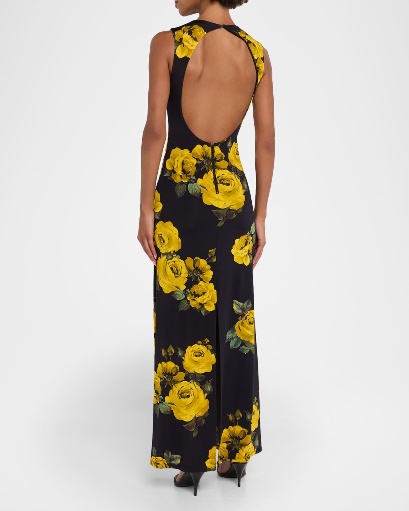 Delora Rosehips Open-Back Sleeveless Maxi Dress Product Image