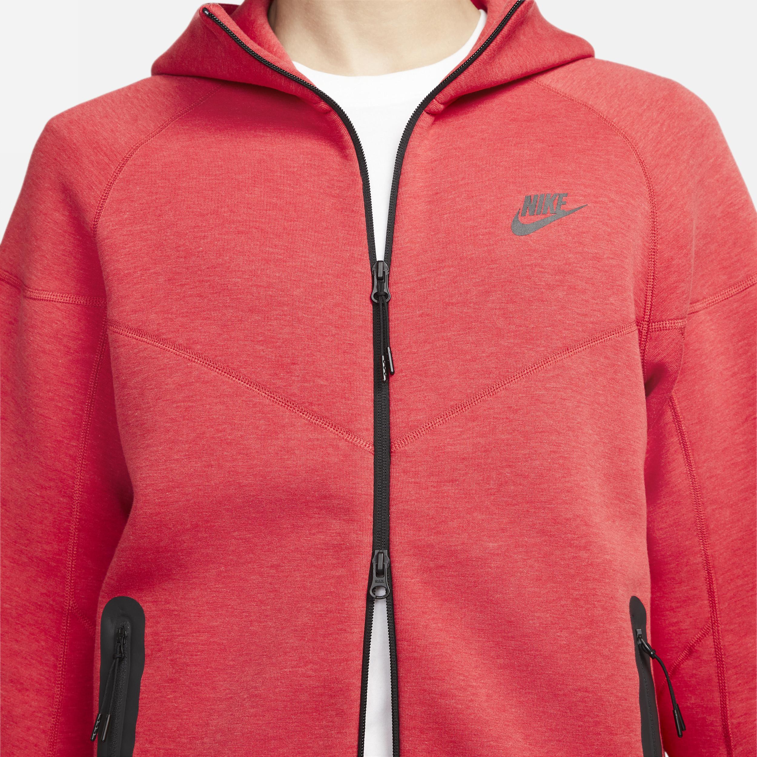 Nike Tech Fleece full zip hoodie in gray Product Image