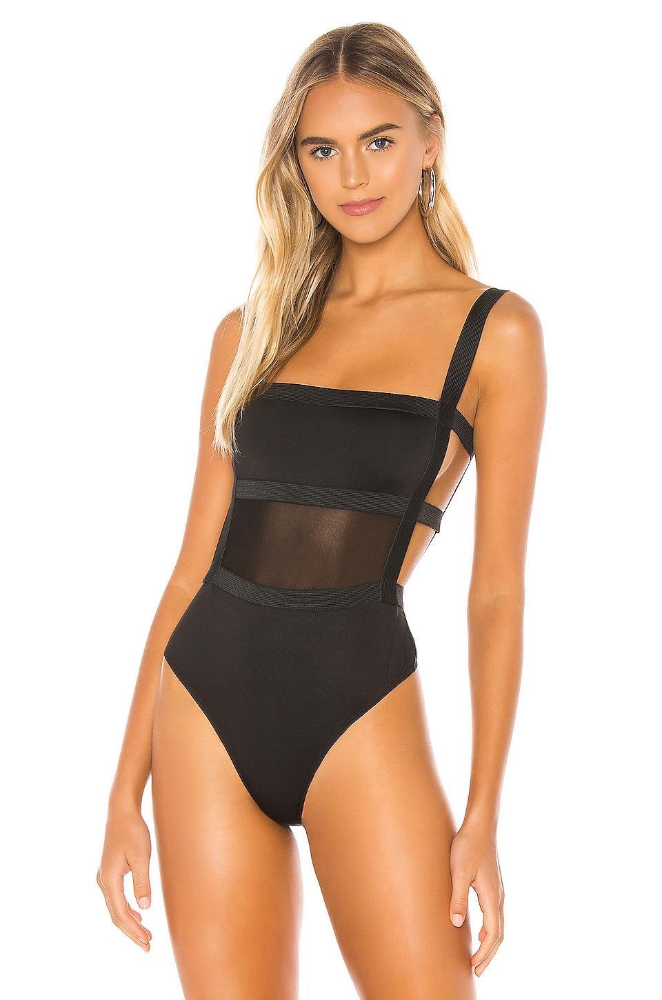 Camille Strappy Back Bodysuit superdown Product Image