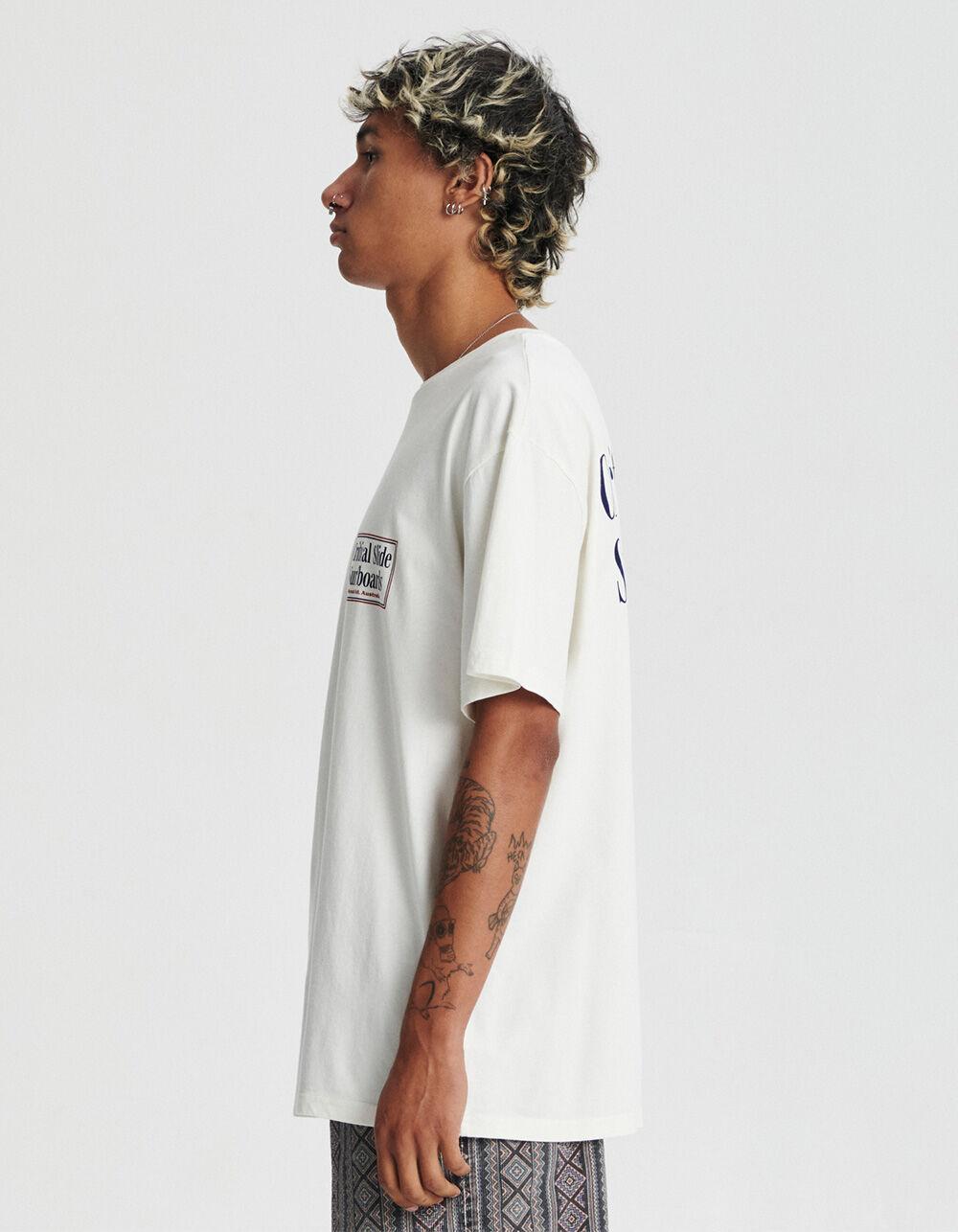 THE CRITICAL SLIDE SOCIETY Off Set Mens Tee - WHITE Product Image