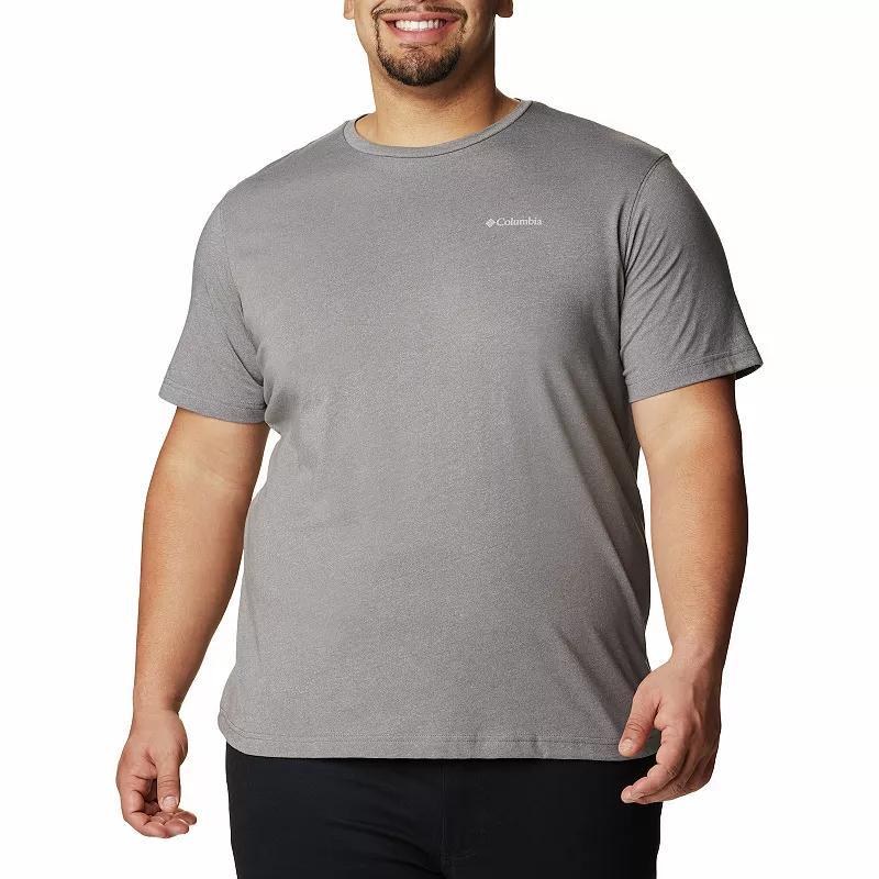 Men's Columbia Thistletown Hills Omni-Wick Performance Tee, Size: Medium, City Gray Grey Product Image