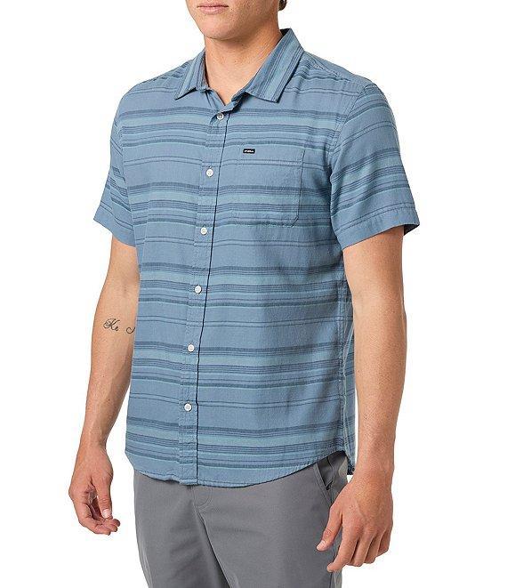 O'Neill Seafaring Stripe Short Sleeve Woven Shirt Product Image