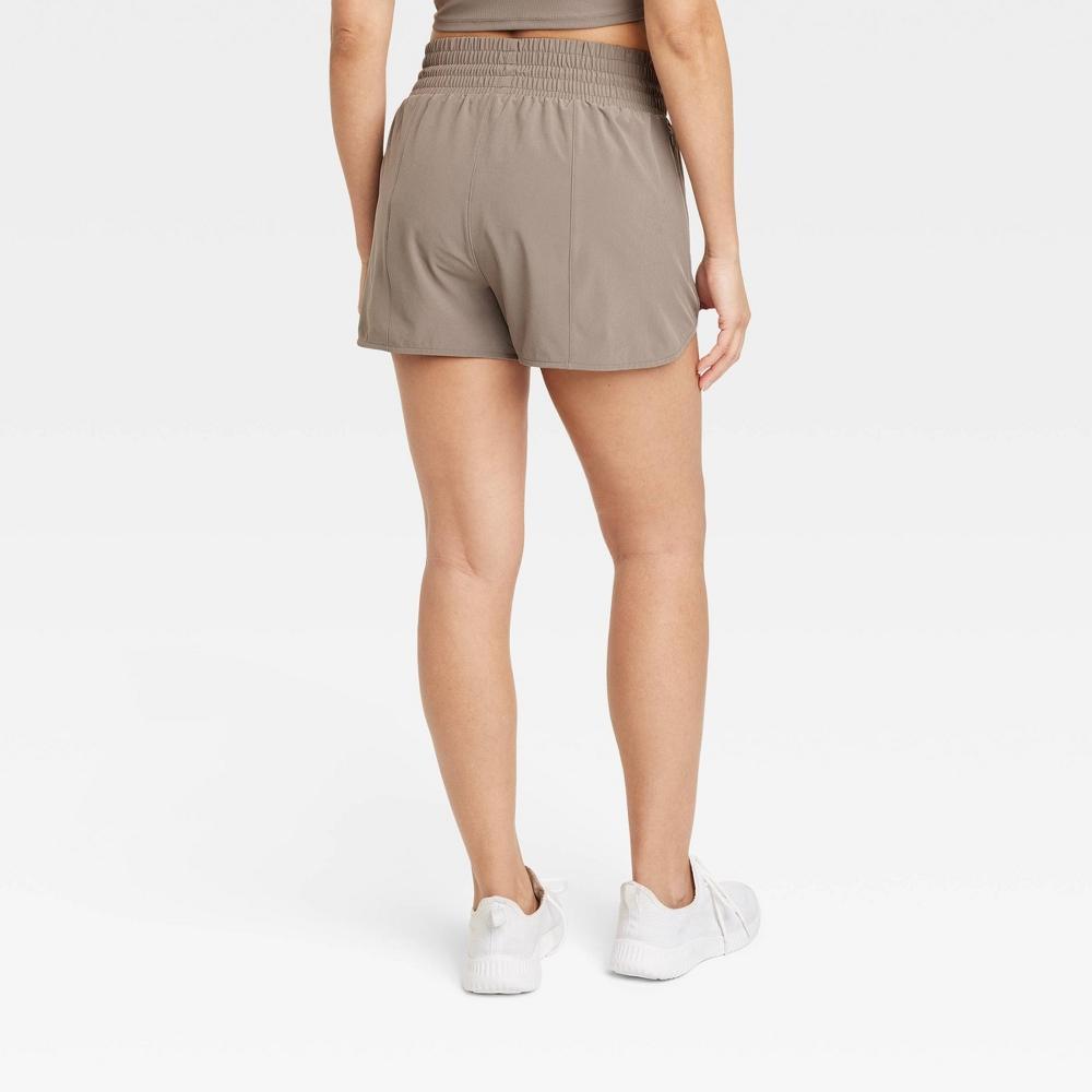 Womens Active Light High-Rise Shorts 3 - All In Motion Taupe XS Product Image