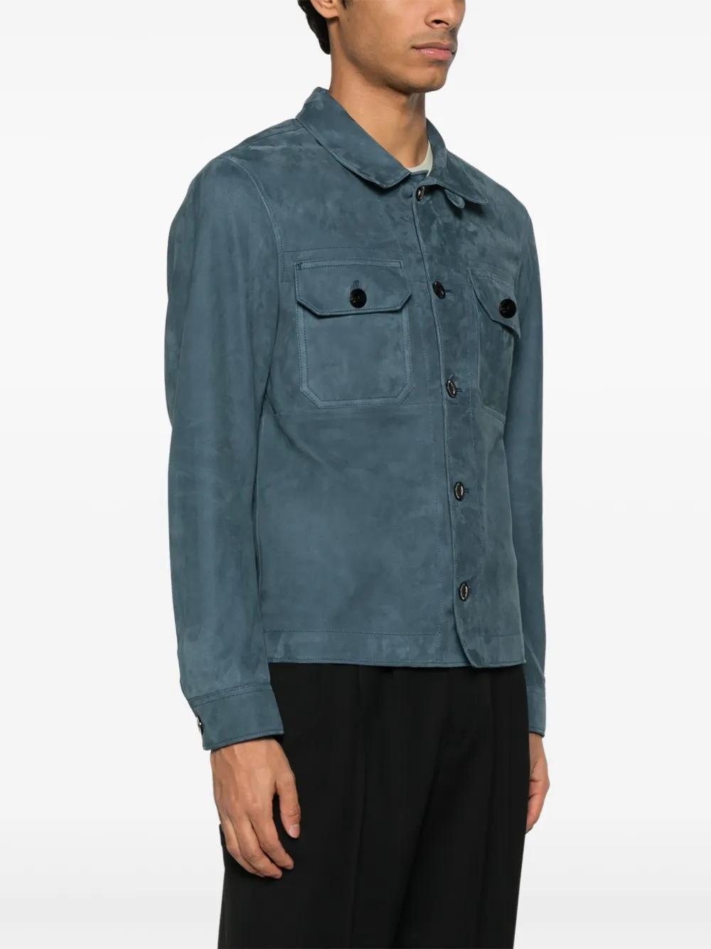 suede shirt jacket Product Image