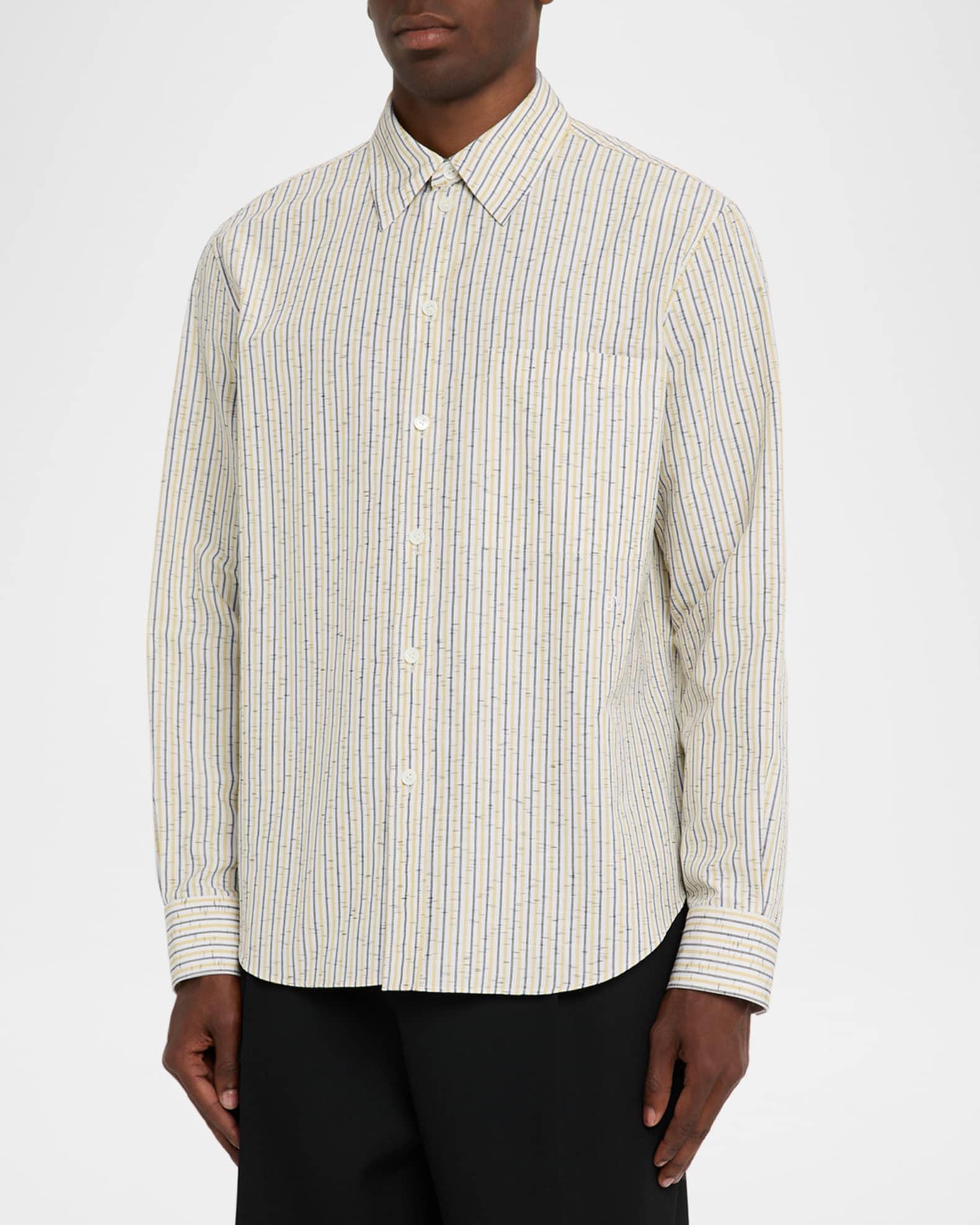 Men's Stripe Pocket Sport Shirt Product Image