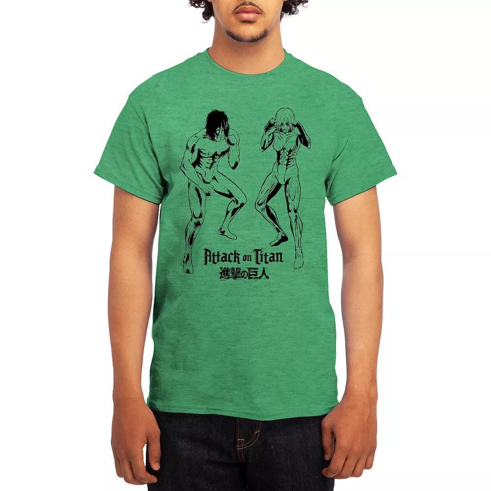 Men's Attack on Titan Sketch Design Group Tee, Boy's, Size: XXL, Lt Blue Product Image