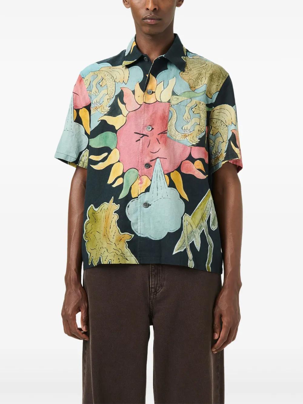 graphic-print shirt Product Image