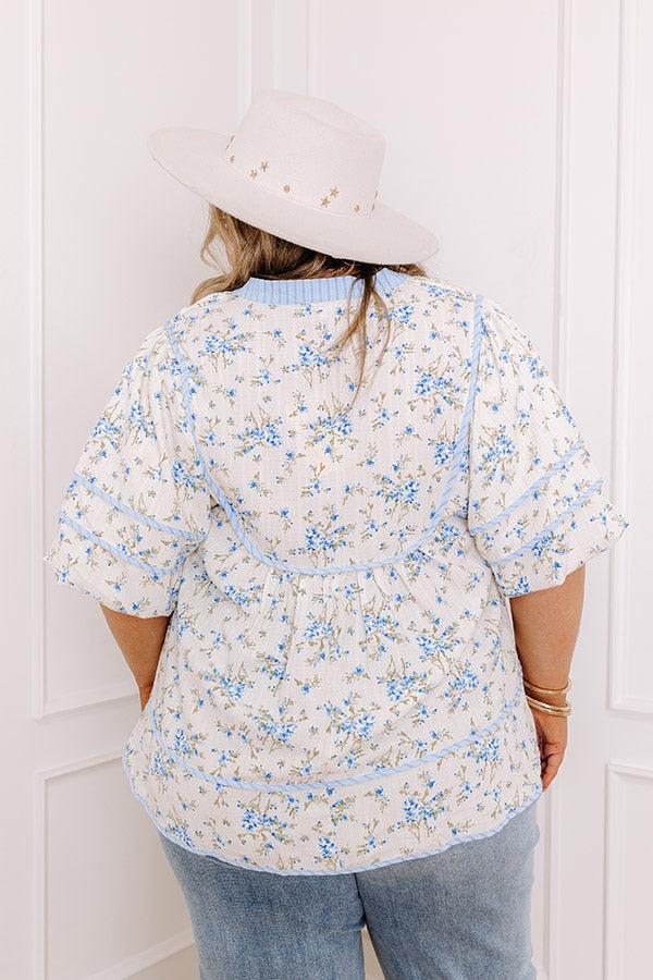 Tea House Social Floral Top Curves Product Image
