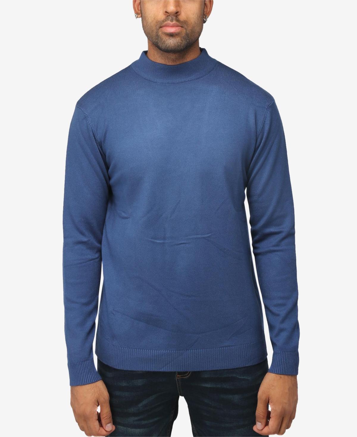 Men's Xray Regular-Fit Mockneck Sweater, Size: 3XL, Brown Product Image
