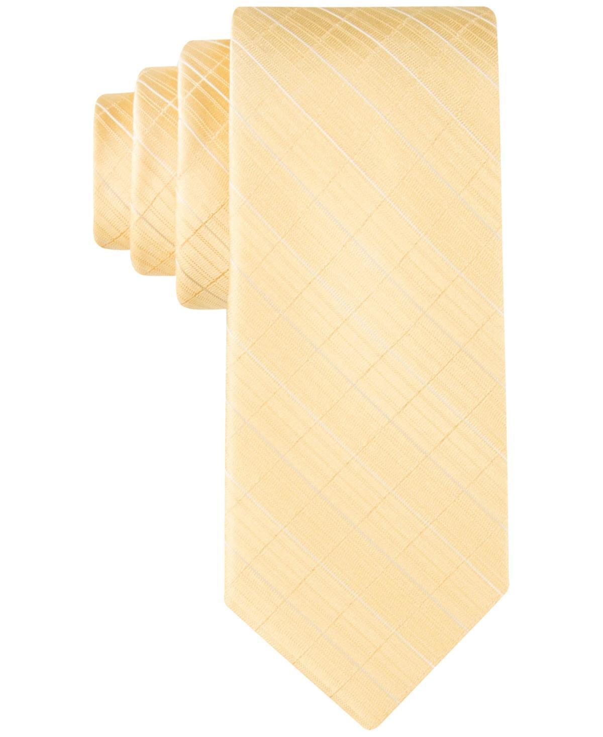 Calvin Klein Mens Etched Windowpane Tie Product Image
