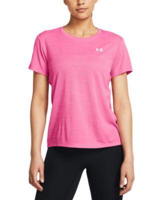 Under Armour Womens Tech Textured Short-Sleeve T-Shirt - Celeste / Product Image