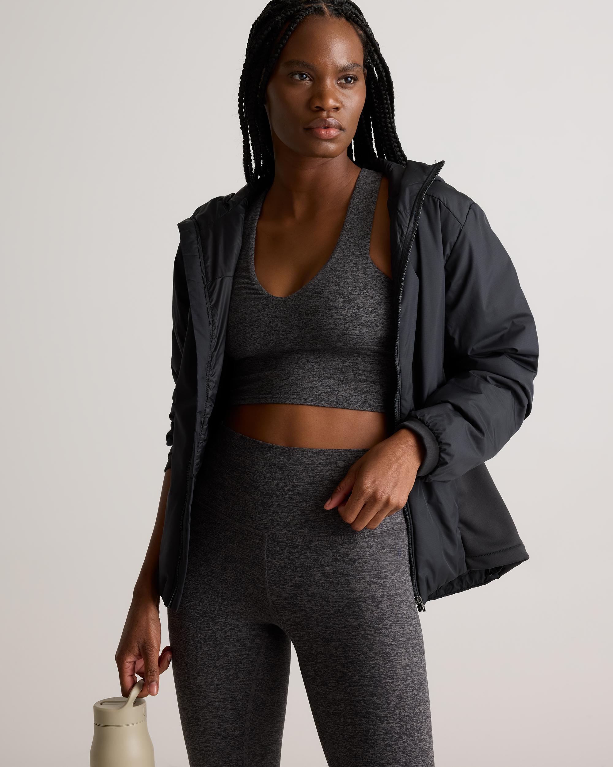 Quince | Women's Super Soft Performance Cropped Tank Top Flowknit Activewear, Size XS, Recycled Polyester Product Image