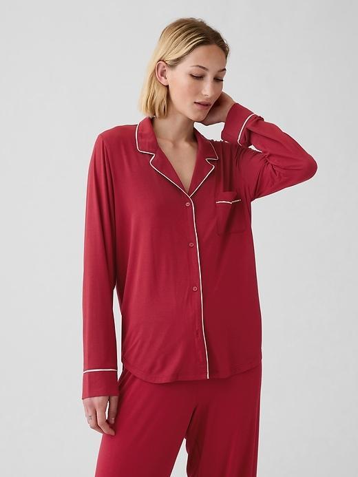 Modal Pajama Shirt Product Image