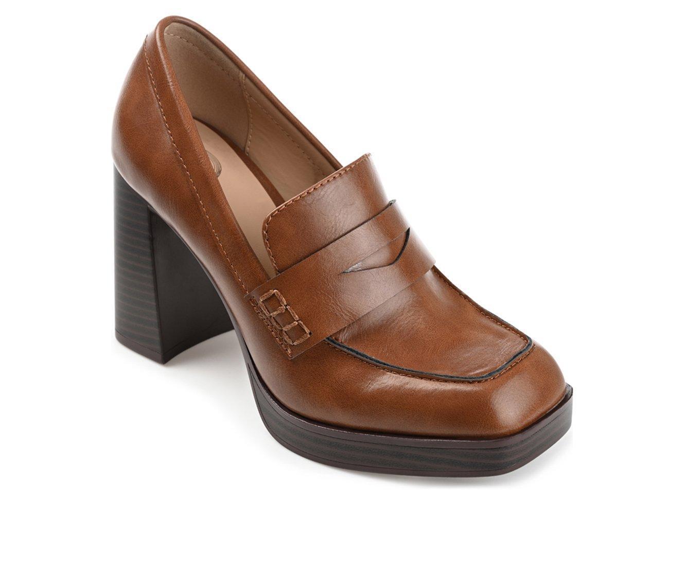 Women's Journee Collection Ezzey Block Heel Platform Loafers Product Image