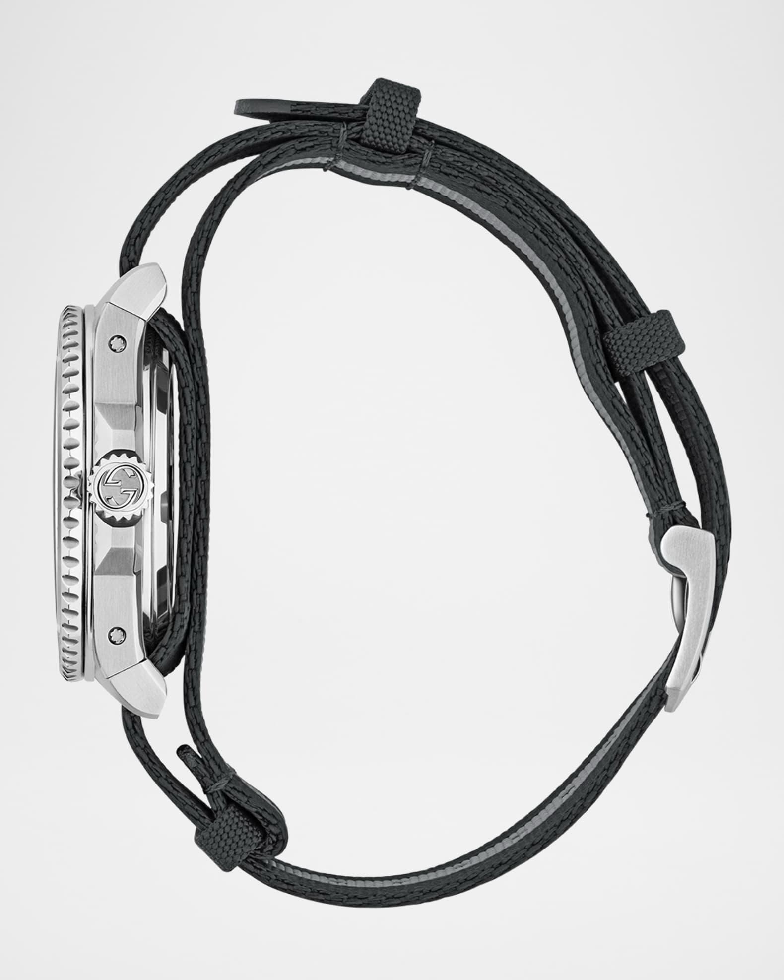 Gucci Dive 40mm Stainless Steel Nylon-Strap Watch Product Image
