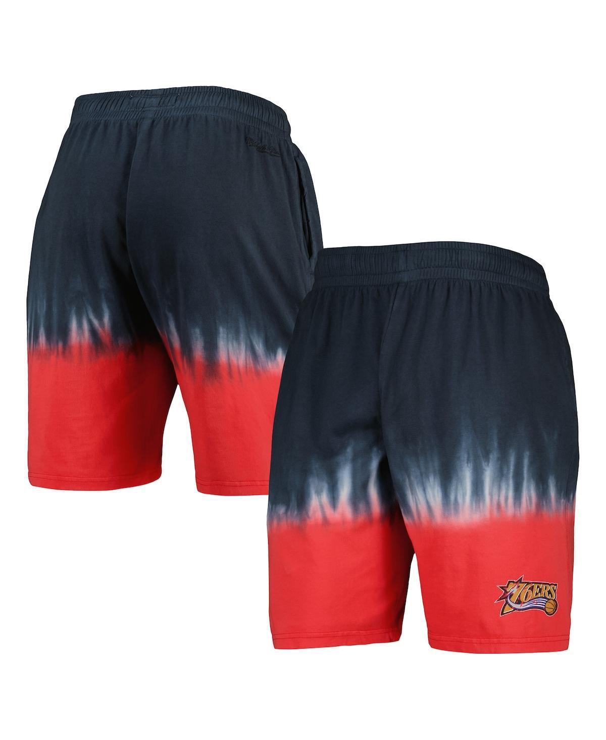 Men's Mitchell & Ness Navy/Red Philadelphia 76ers Hardwood Classic Authentic Shorts, Size: 3XL, 76r Blue Product Image