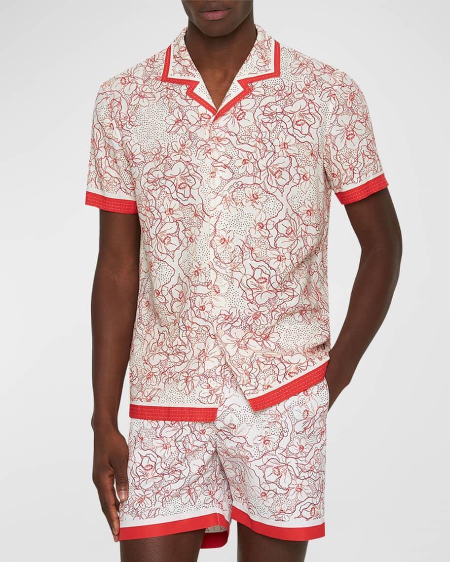 Mens Hibbert Floral Camp Shirt Product Image