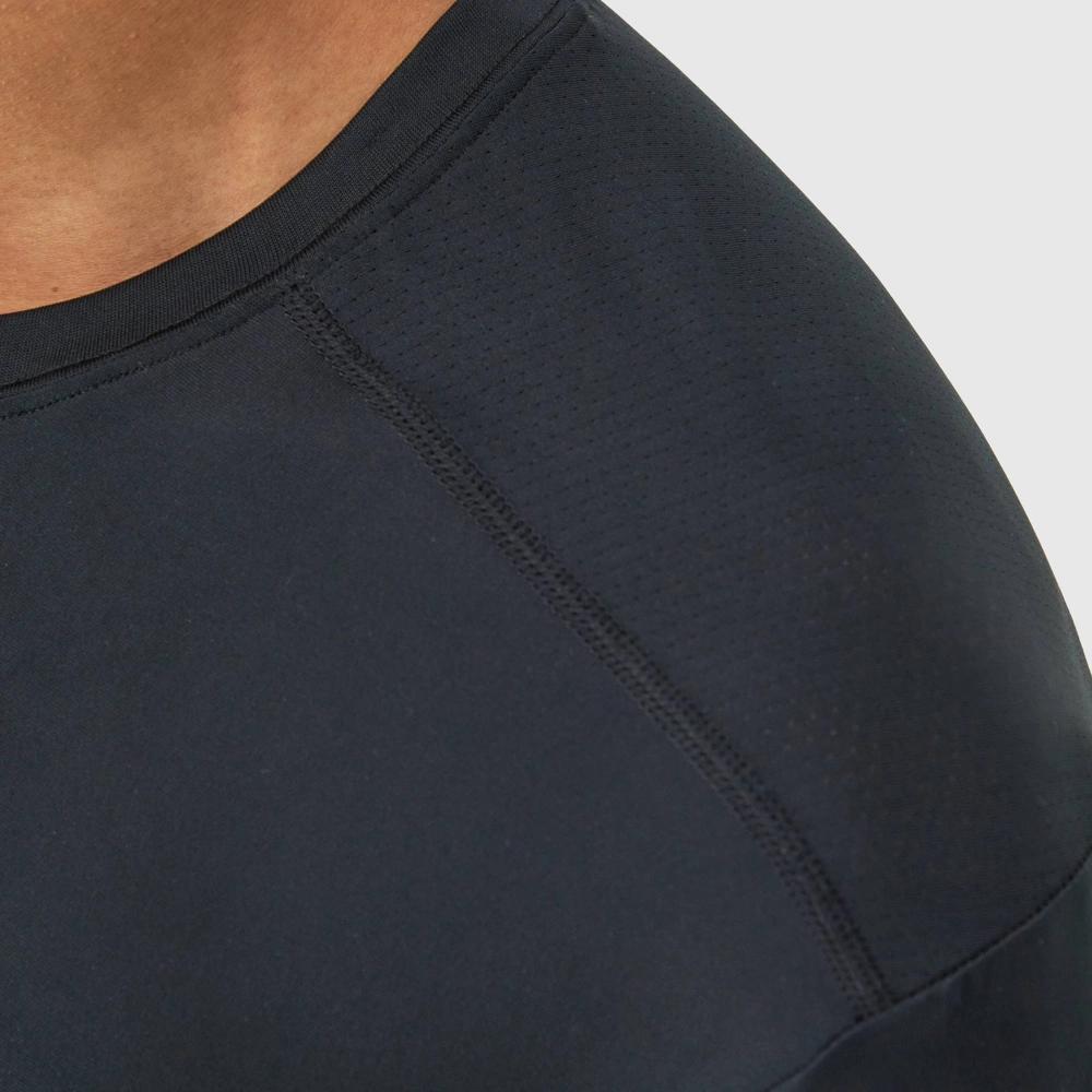Hanes Premium Men's 2pk Move Breathable Mesh Crew Neck T-Shirt X-Temp - Black L: Moisture Wicking, Quick Dry, 4-Way Stretch, Tagless Product Image