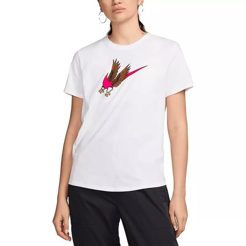 Women's Nike White Team USA Essentials Eagle T-Shirt, Size: XS, Usa White Product Image