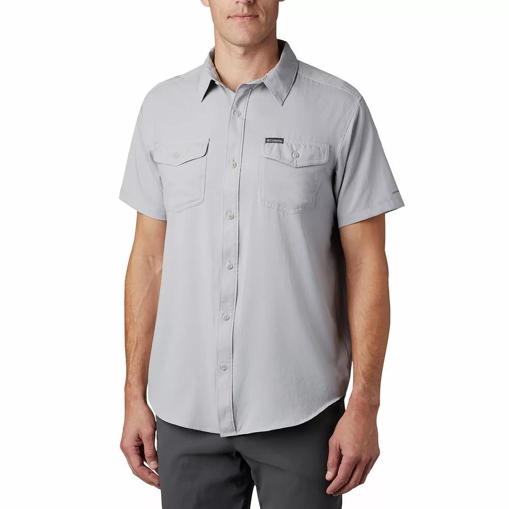 Big & Tall Columbia Utilizer Button-Down Shirt, Men's, Size: XL Tall, Columbia Grey Product Image