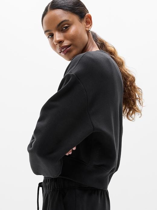 Heavyweight Terry Crop Crew Sweatshirt Product Image