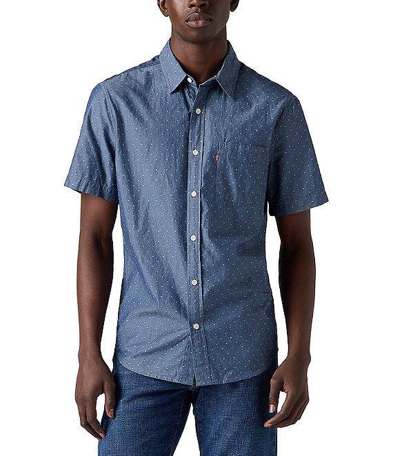 Levi's® Short Sleeve Patterned Dobby Shirt Product Image