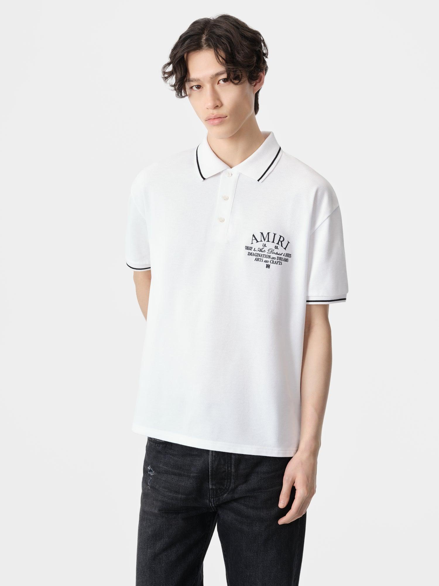 AMIRI ARTS DISTRICT POLO - White Male Product Image