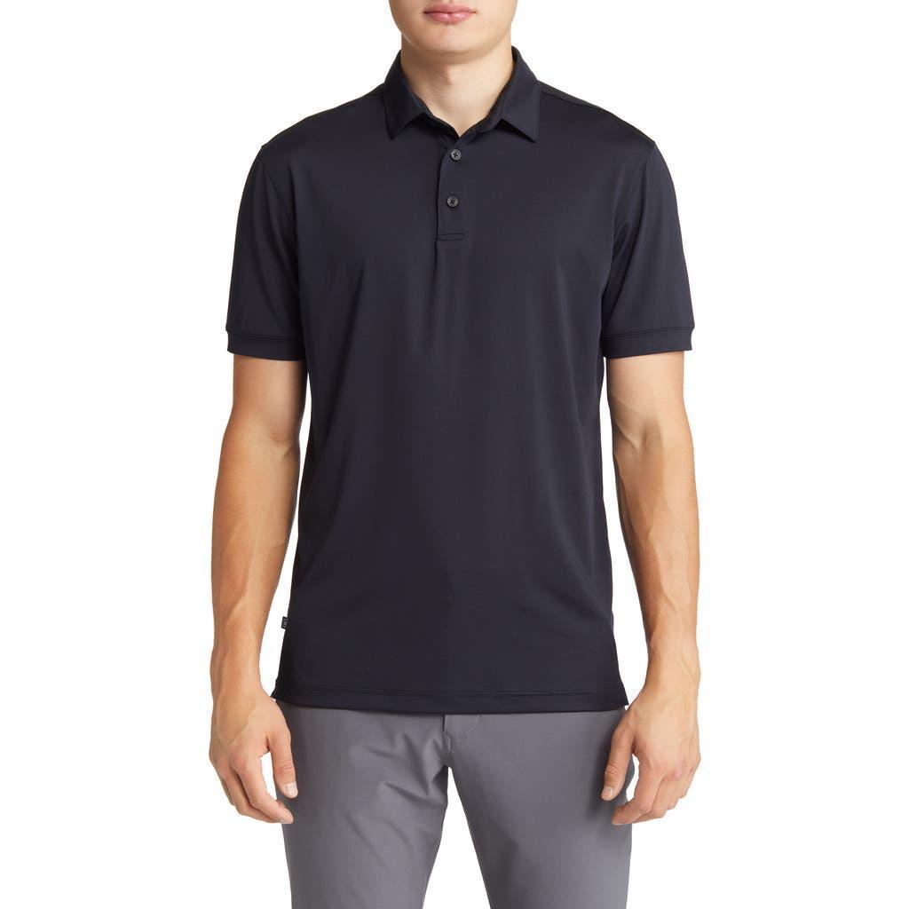 Mizzen+Main Men's Versa Solid Performance Golf Polo in Black Solid at Nordstrom, Size Small Product Image