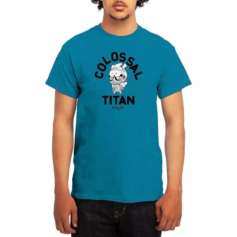 Men's Attack on Titan Eren & Mikasa Tee, Boy's, Size: Small, Green Product Image