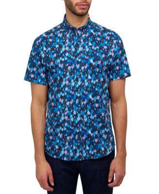 Society of Threads Mens Performance Stretch Floral Shirt Product Image