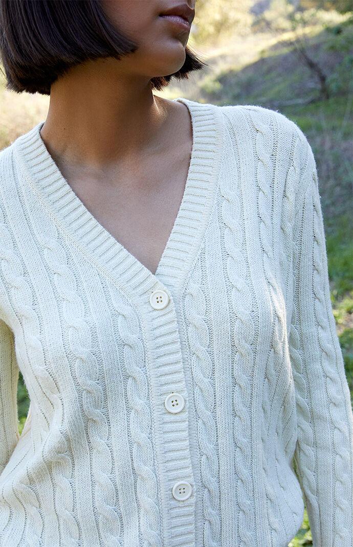 John Galt Women's Cable Stitch Cardigan Product Image