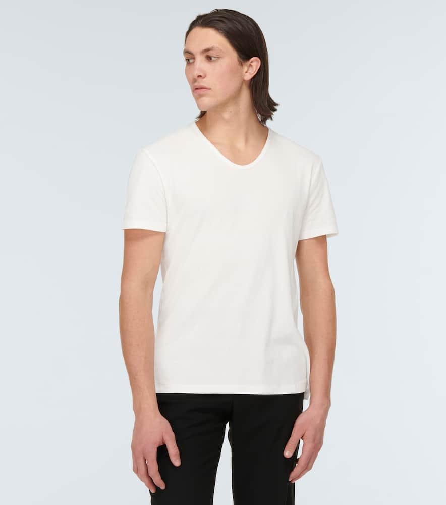 OUR LEGACY New Box Cotton Crew-neck T-shirt In White Product Image