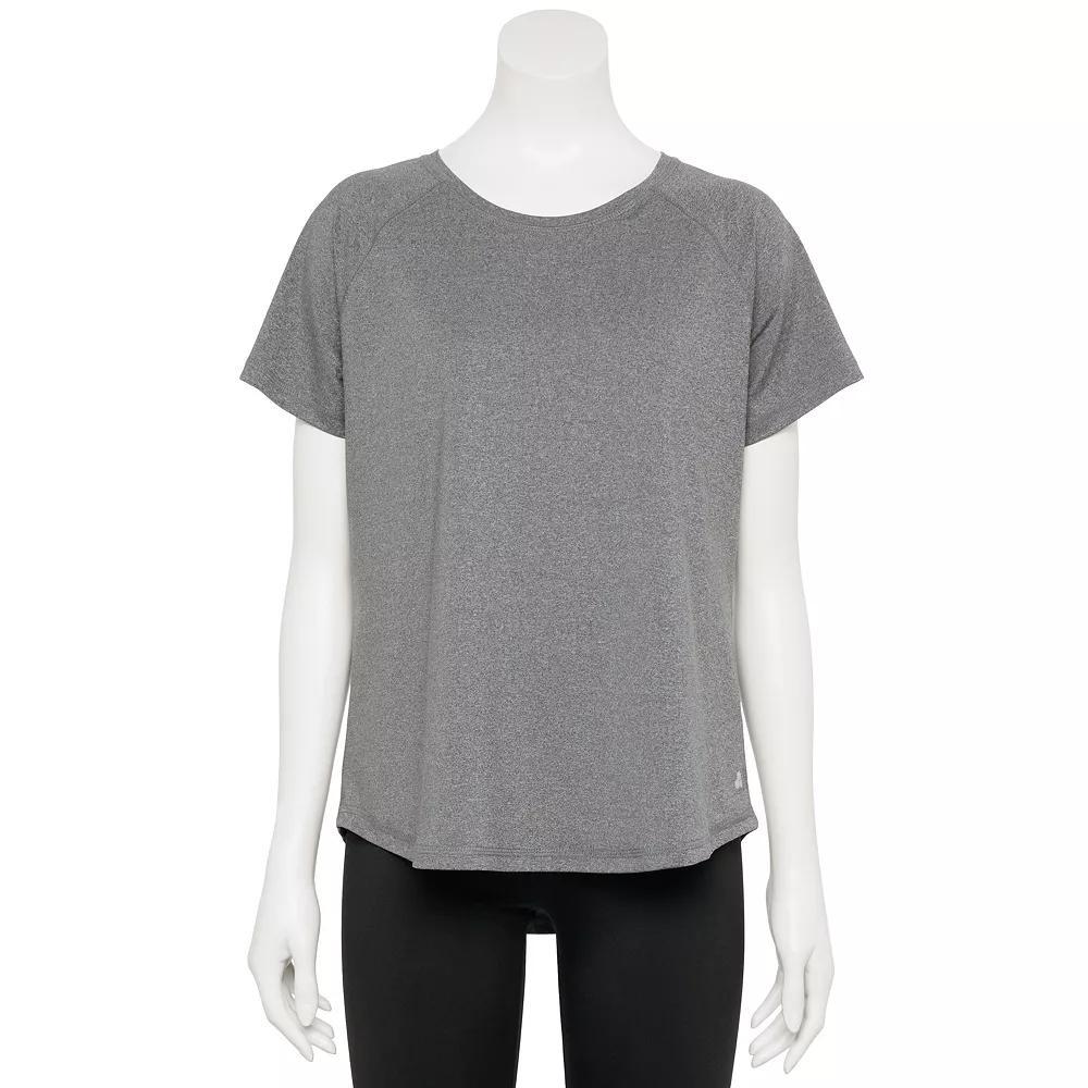 Women's Tek Gear® Adaptive Dry Tek Tee, Size: XXL, Mineral Black Sd Product Image