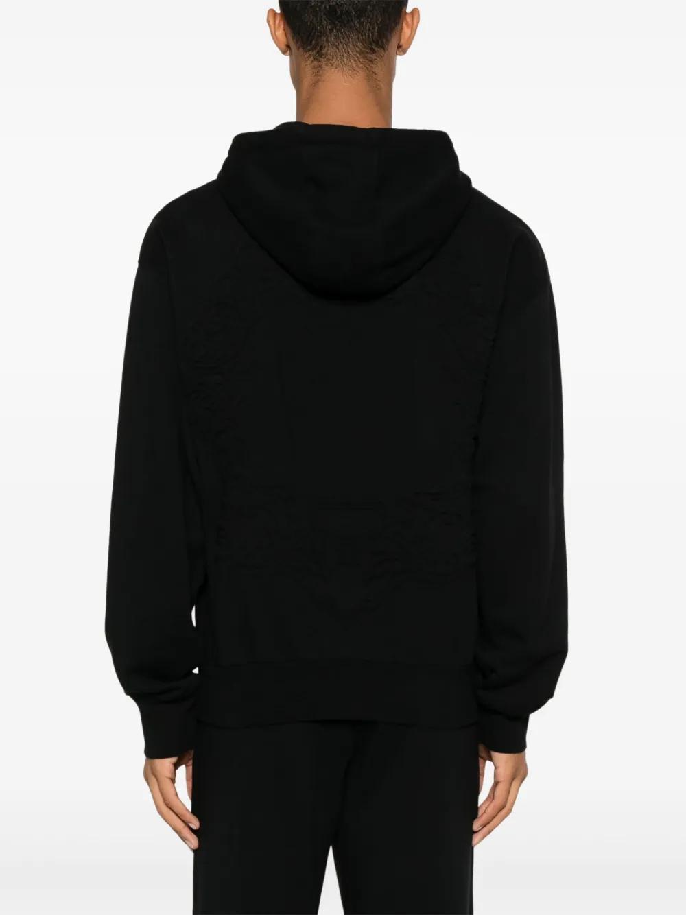logo-embossed hoodie Product Image