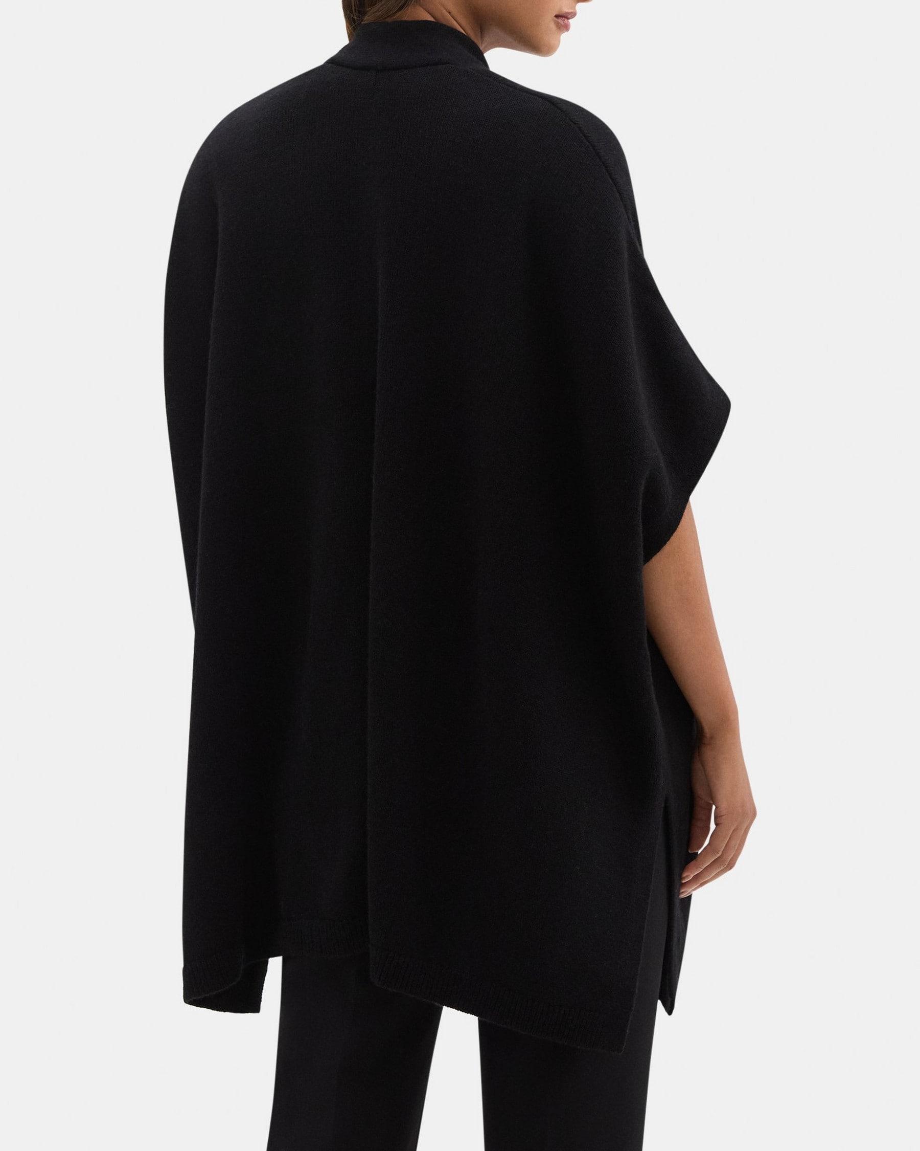 Knit Poncho in Wool-Cashmere Product Image