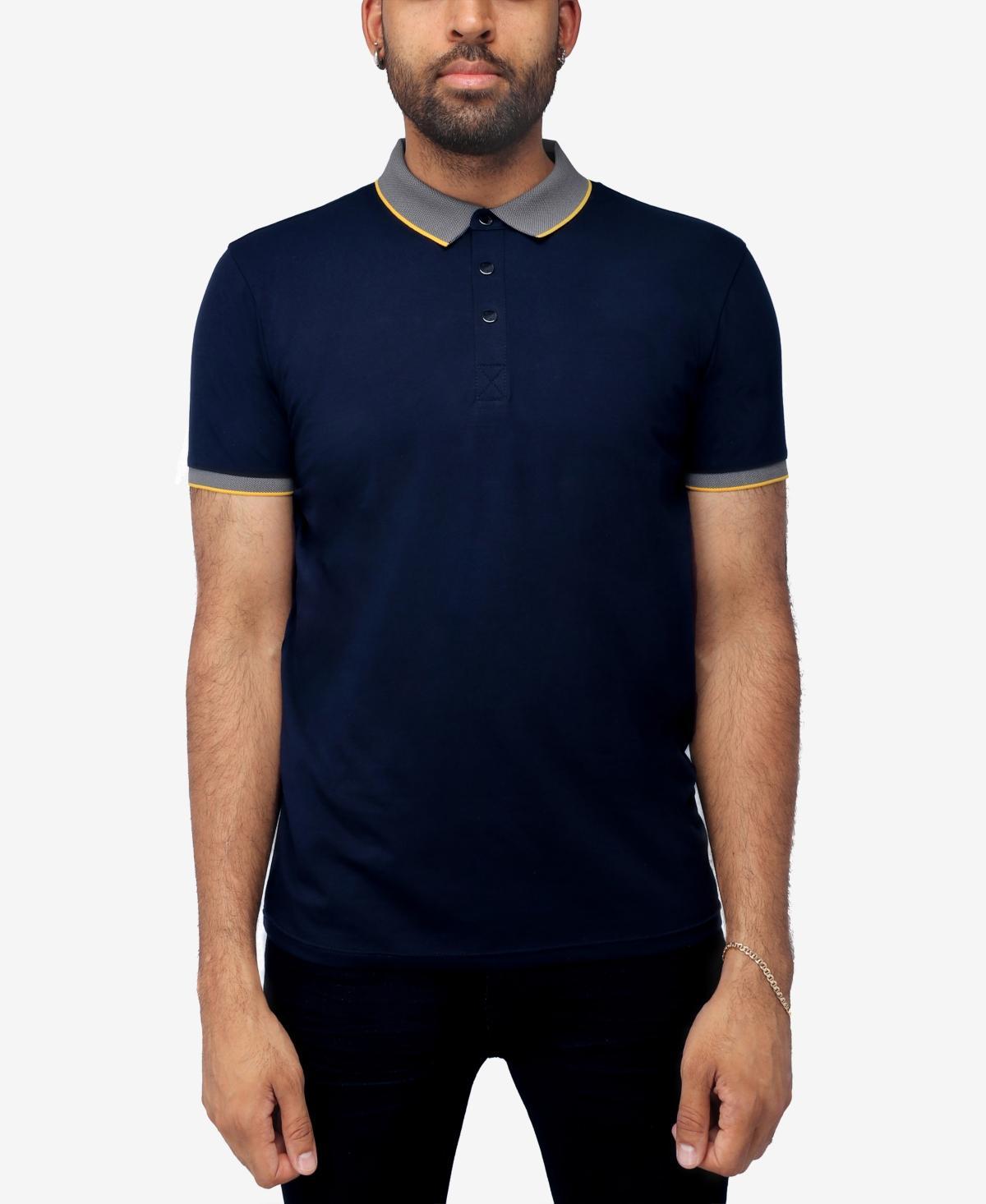 Men's Xray Short Sleeve Snap-Placket Polo, Size: Medium, Heather Grey Product Image