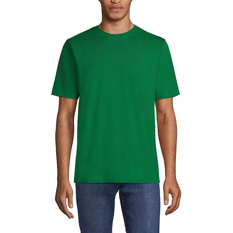 Men's Lands' End Super-T Short Sleeve T-Shirt, Size: Large, Rich Red Product Image