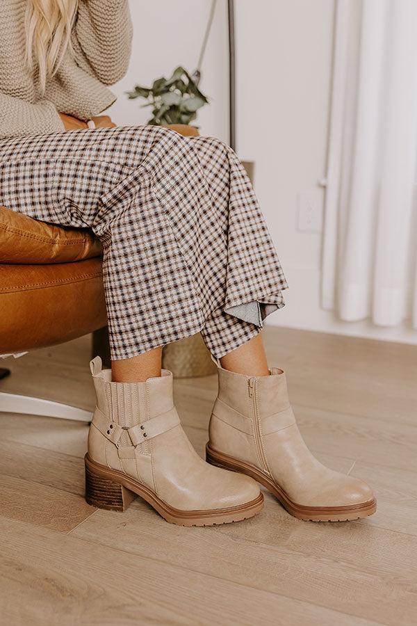 The Sloane Faux Leather Bootie Product Image