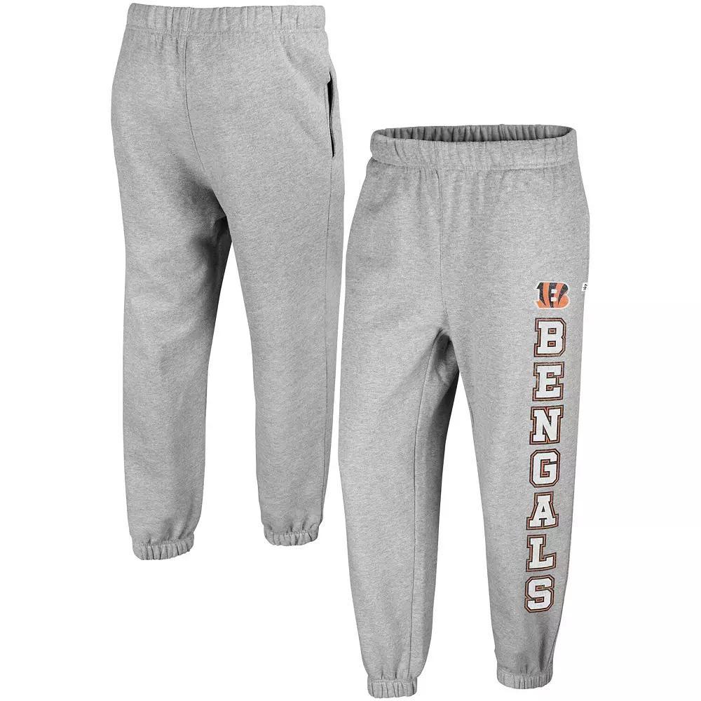 Women's '47 Gray Cincinnati Bengals Double Pro Harper Jogger Sweatpants, Size: Large, Grey Product Image