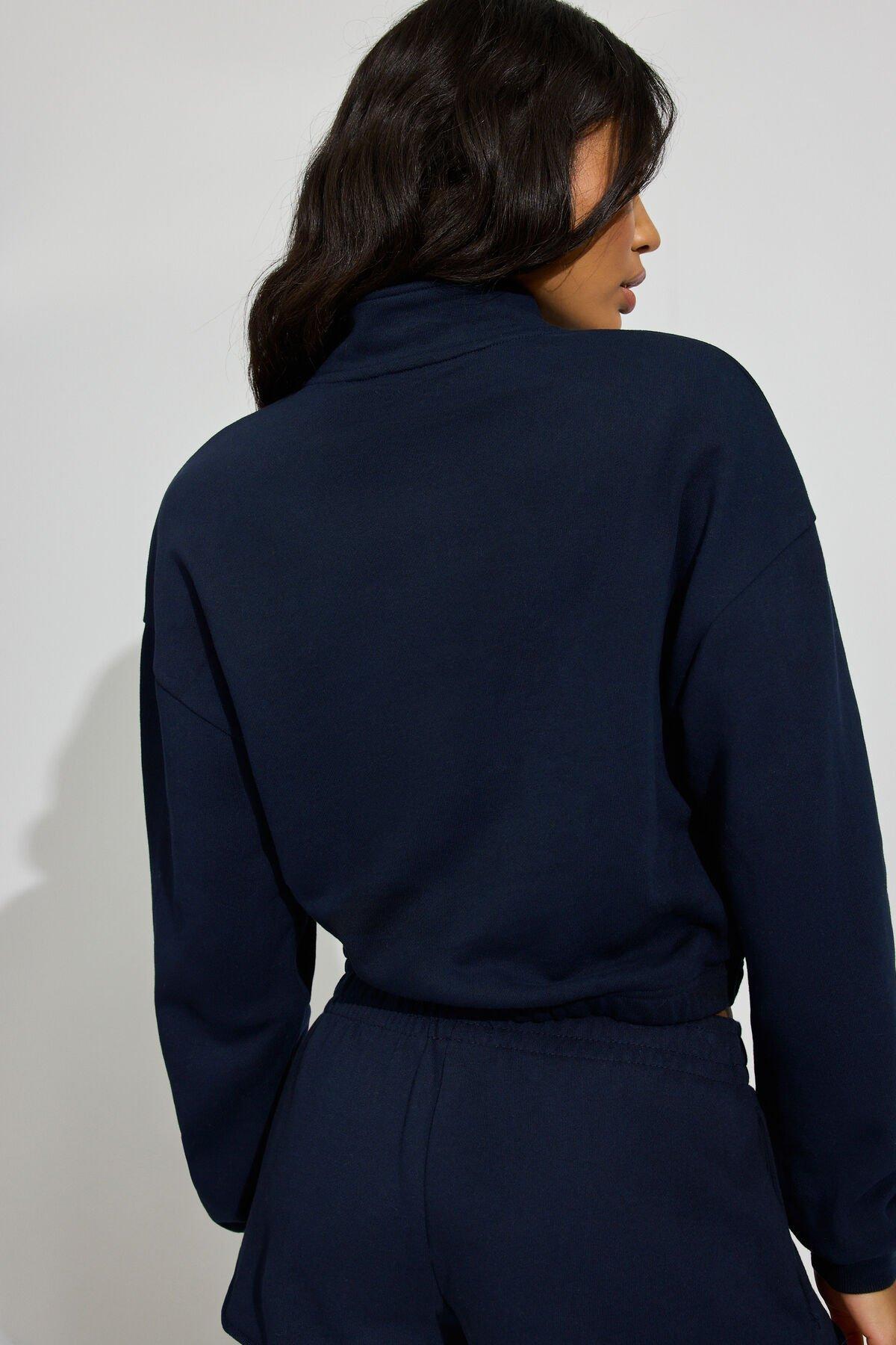 SoftTerry Half Zip Sweatshirt Product Image