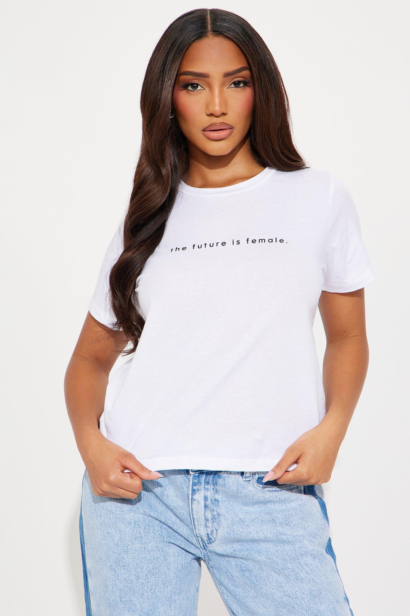 The Future Is Female Tee - White Product Image