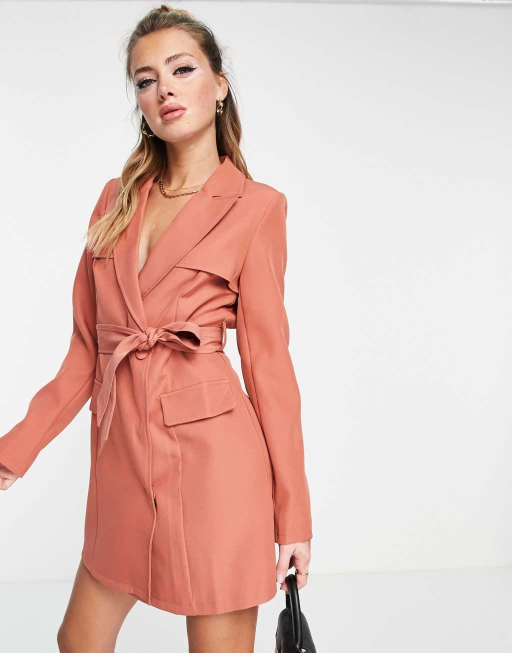 Saint Genies open back blazer dress Product Image
