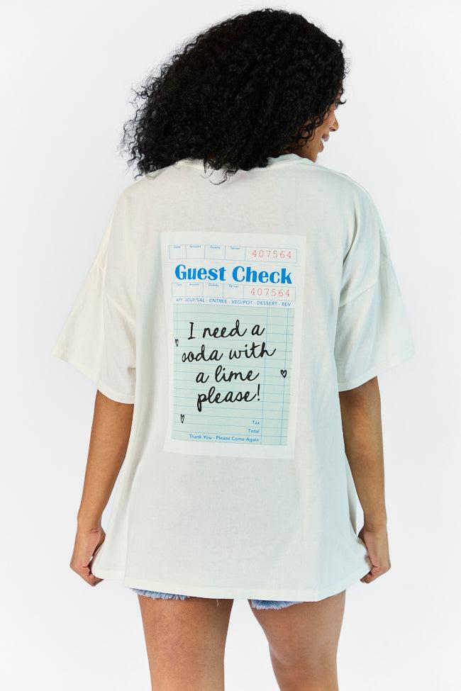 Diet Soda Off White Hyfve Oversized Graphic Tee Product Image