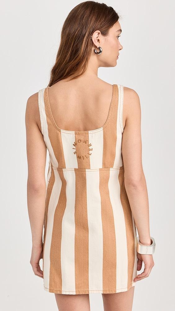 SIMONMILLER Sahara Striped Denim Dress | Shopbop Product Image