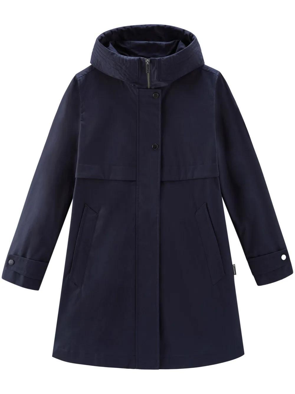 cotton hooded parka coat Product Image